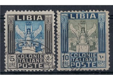 LIBYA 1937 Pictorial series 2v used ©
