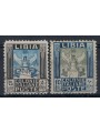 LIBIA 1937 Serie Pittorica 2v us ©