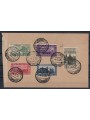 TRIPOLITANIA 1926 St. Francis 5v used on fragment ©