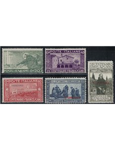 TRIPOLITANIA 1926 San Francesco 5v MNH**