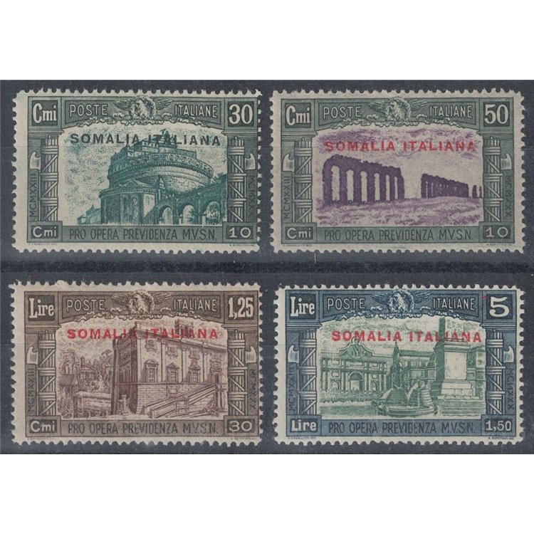 ITALIAN SOMALIA 1930 Militia III 4v MNH**