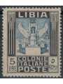 LIBYA 1940 Pictorial series 5£ black and blue MNH**