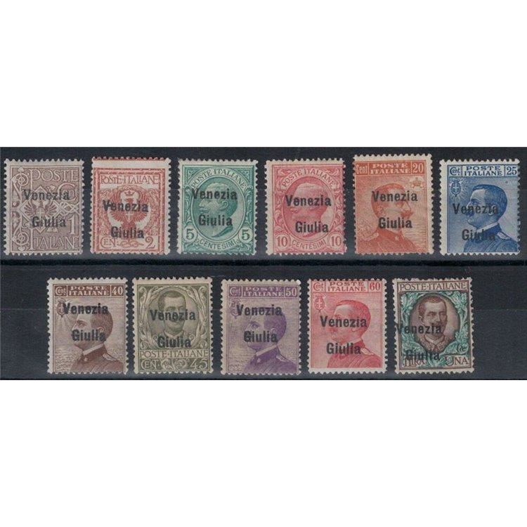 VENEZIA GIULIA 1918 Ordinary series 11v MH*