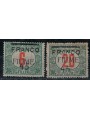 FIUME 1919 Segnatasse di Fiume soprastampati 2v MH*