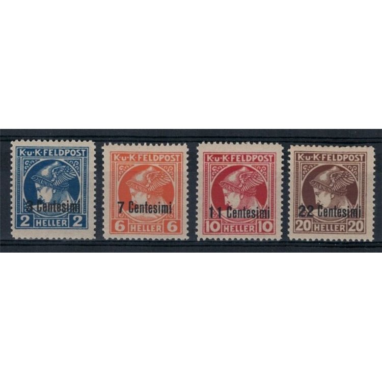 FRIULI (AUSTRIAN OCCUPATION) 1918 Postage stamps for newspapers 4v MNH**
