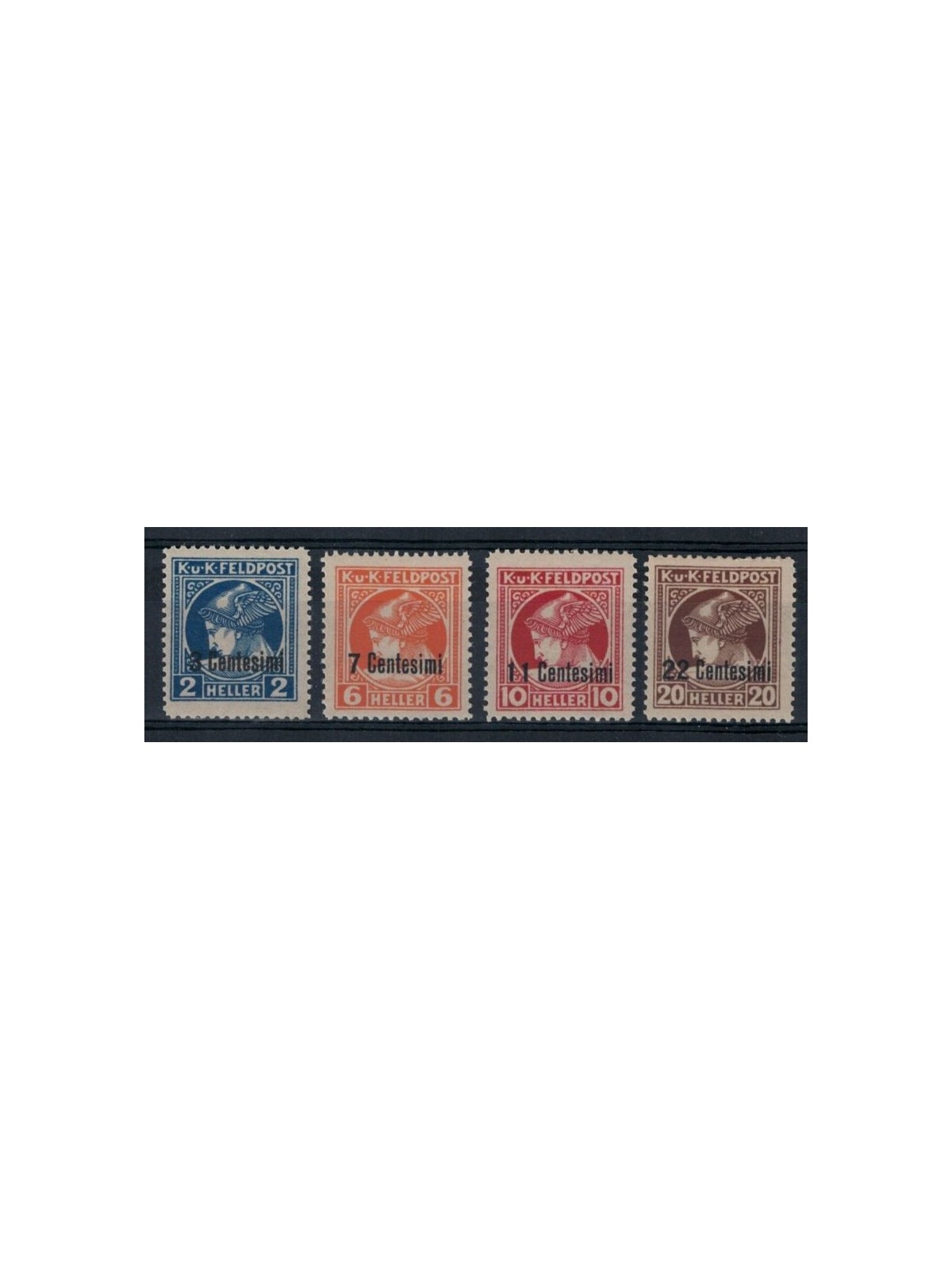 FRIULI (AUSTRIAN OCCUPATION) 1918 Postage stamps for newspapers 4v MNH**