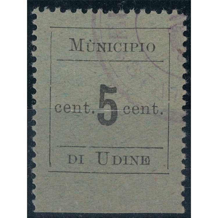 UDINE (AUSTRIAN OCCUPATION) 1918 Variety (accent on the u) used ©