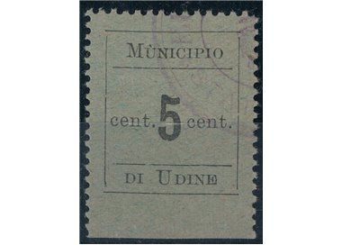 UDINE (OCC. AUSTRIACA) 1918 Varietà (accento sulla u) us ©