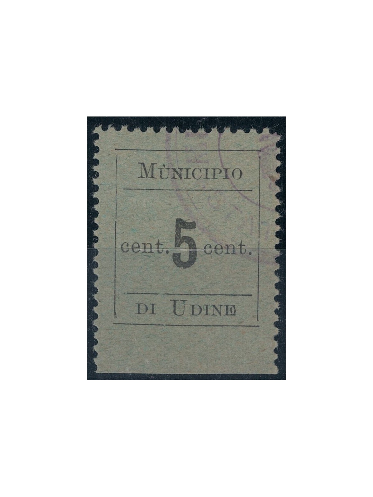 UDINE (AUSTRIAN OCCUPATION) 1918 Variety (accent on the u) used ©
