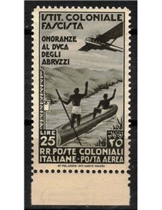 COLONIE EMISSIONI GENERALI 1934 Duca degli Abruzzi (posta aerea) MNH**
