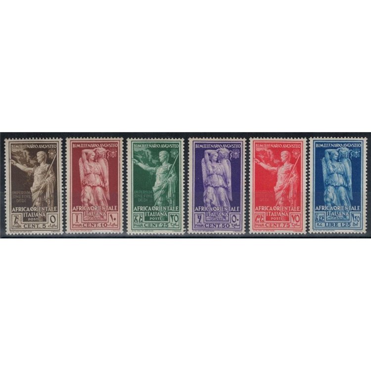 ITALIAN EAST AFRICA 1938 Bimillenario Augusto 6v MNH**