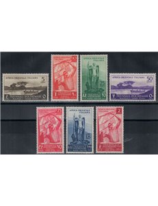 ITALIAN EAST AFRICA 1940 Triennale d'oltremare 7v MNH**