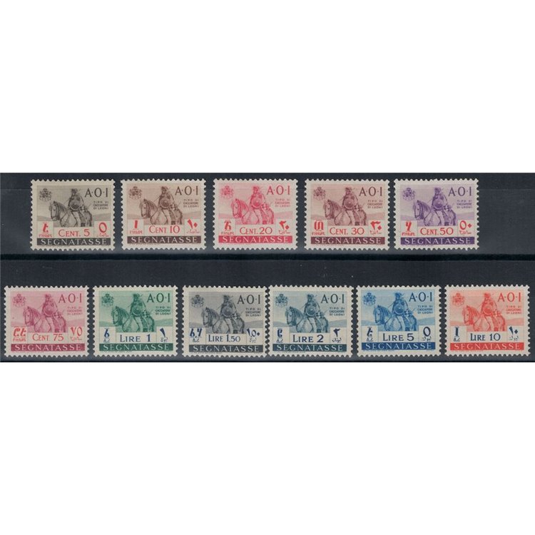 ITALIAN EAST AFRICA 1942 Tax stamp 11v MNH**