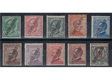 EGEO CASTELROSSO 1924 Serie ordinaria 10v MNH**
