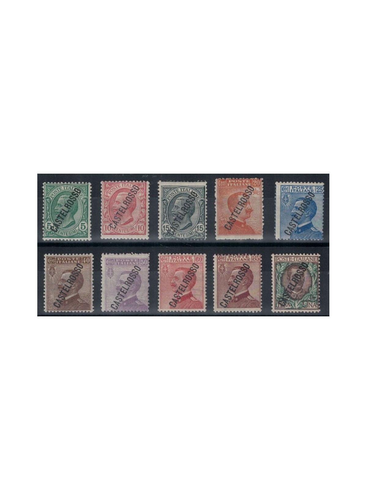 EGEO CASTELROSSO 1924 Serie ordinaria 10v MNH**