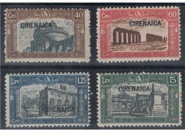 CIRENAICA 1927 Milizia I 4v MNH**