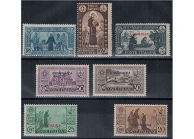 CIRENAICA 1931 Sant'Antonio 7v MNH**