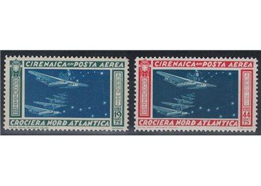 CIRENAICA 1933 Crociera Balbo 2v MNH**