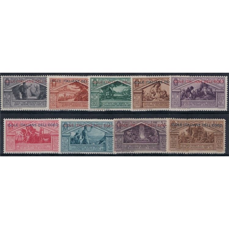 EGEO 1930 Virgilio 9v MH*