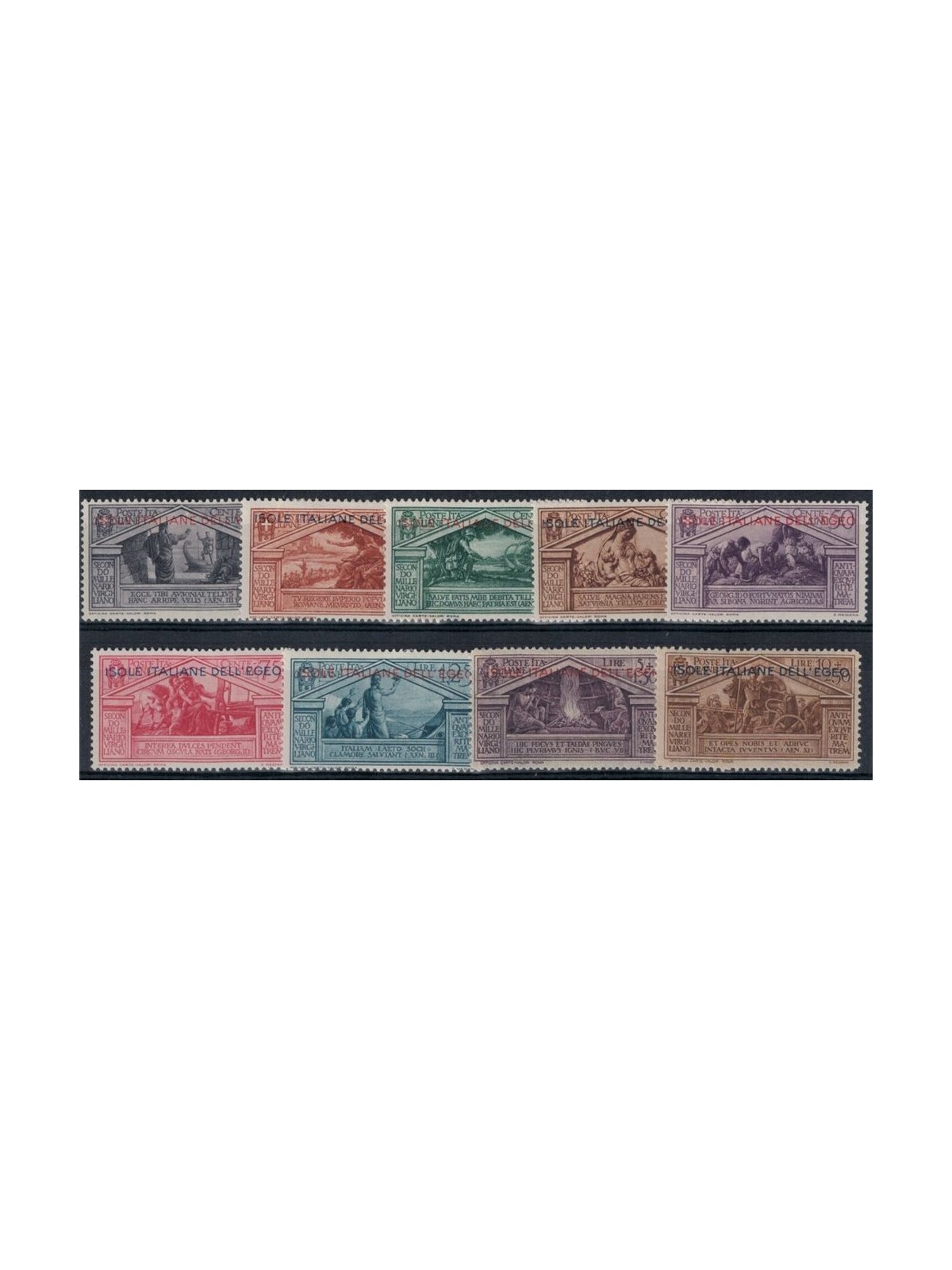 EGEO 1930 Virgilio 9v MH*