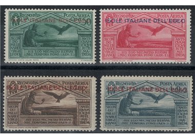 AEGEAN 1930 Virgil (airmail) 4v MH*