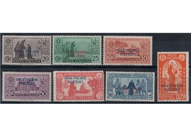 AEGEAN 1932 Saint Anthony 7v MH*