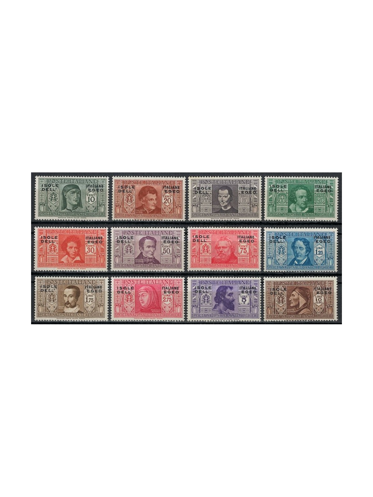 EGEO 1932 Dante Alighieri 12v MH*