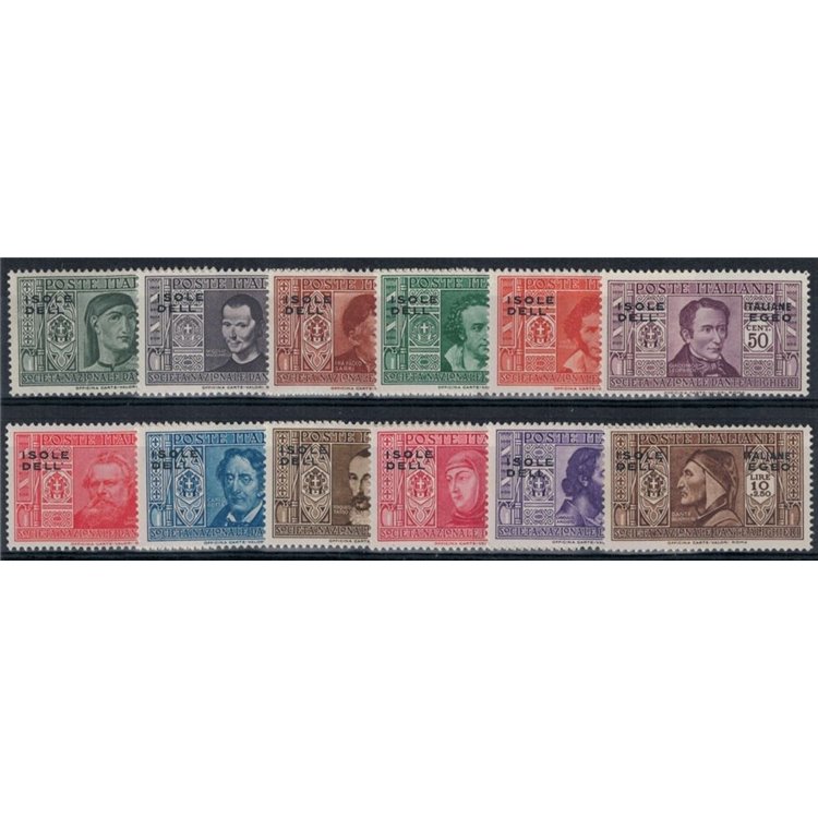 EGEO 1932 Dante Alighieri 12v MNH**