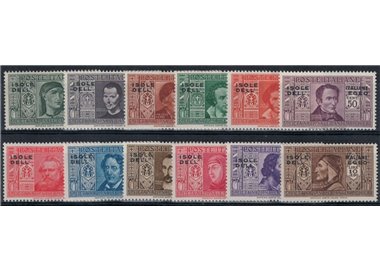 EGEO 1932 Dante Alighieri 12v MNH**