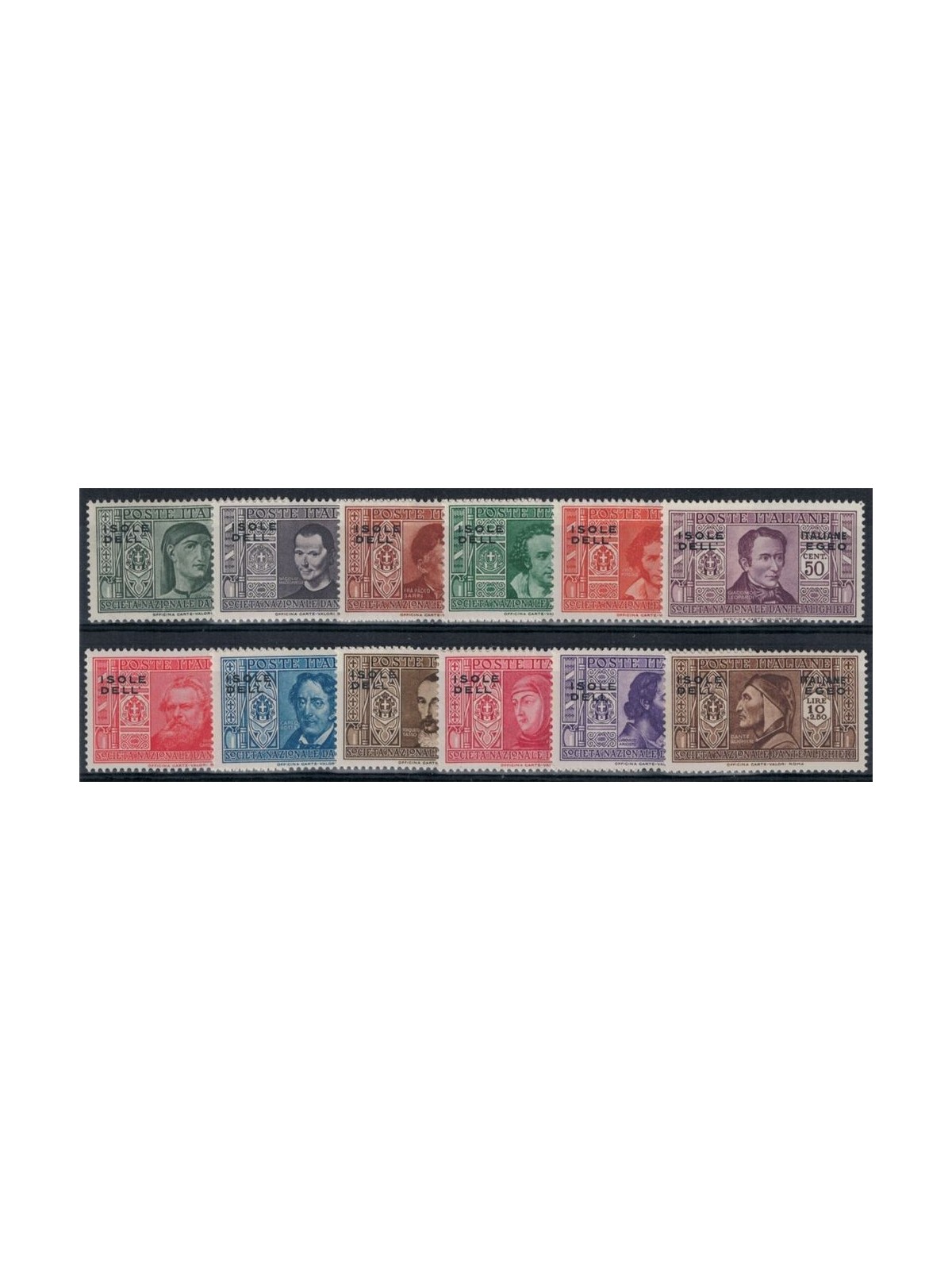 EGEO 1932 Dante Alighieri 12v MNH**