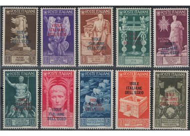 EGEO 1938 Augusto 10v MH*