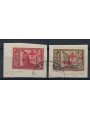 EGEO (OCCUPAZIONE TEDESCA) 1945 Pro croce rossa 2v us