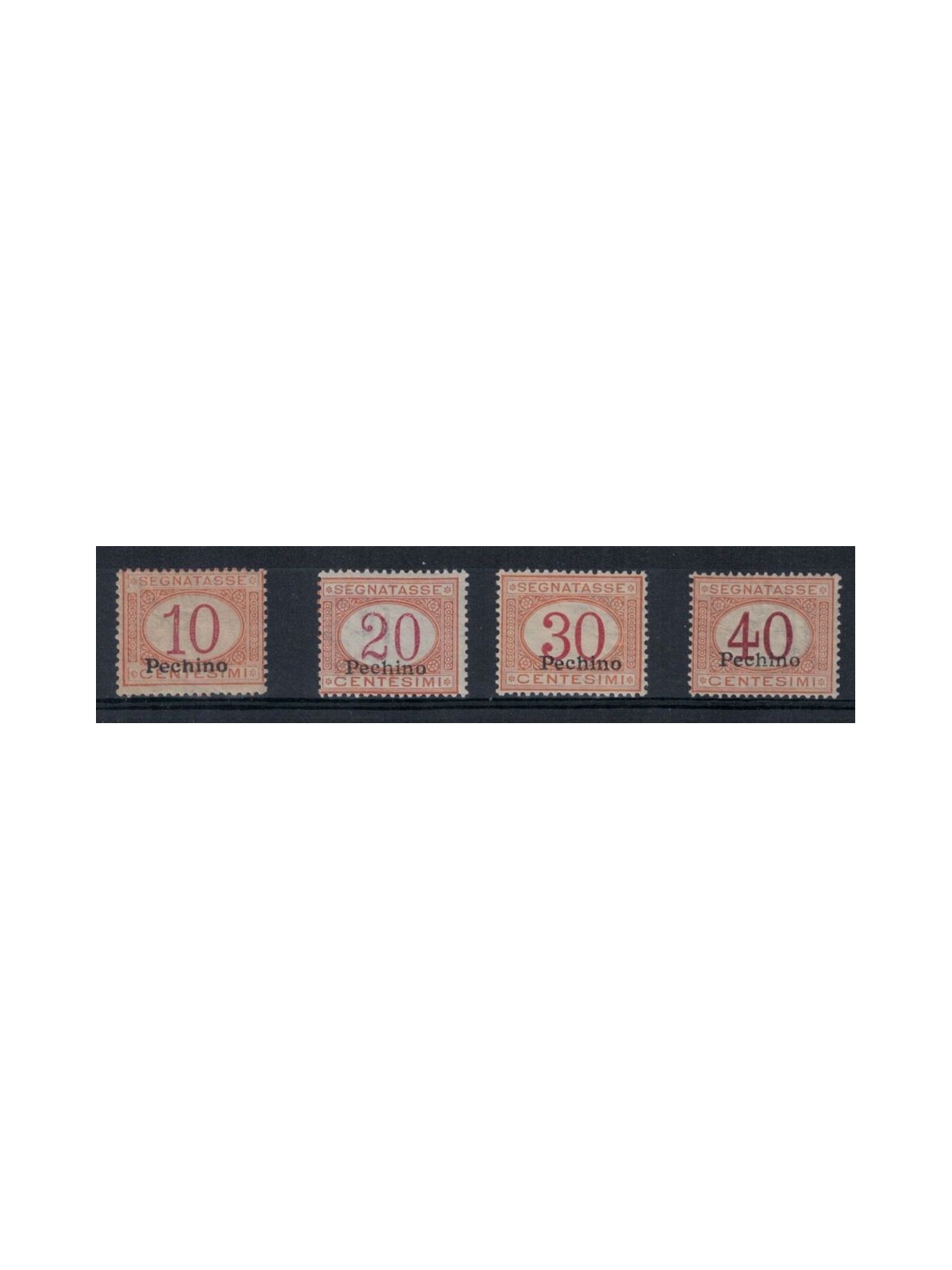 LEVANTE (PECHINO) 1917 Segnatasse 4v MNH**