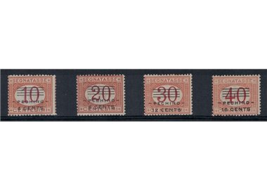 LEVANTE (PECHINO) 1919 Segnatasse 4v MH*