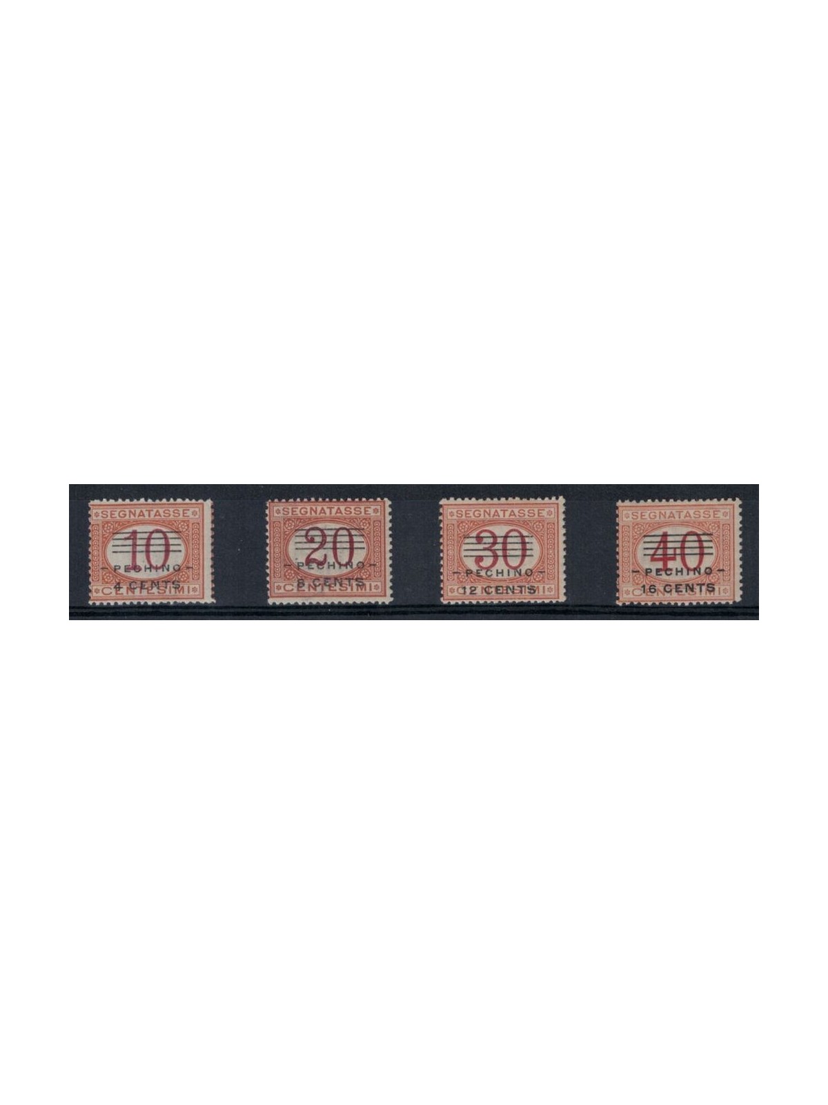 LEVANTE (PECHINO) 1919 Segnatasse 4v MH*