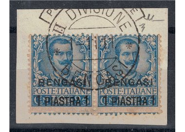 LEVANTE (BENGASI) 1901 Floral Type 2v used