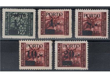 ISTRIA - SLOVENIAN COAST 1945 Tax stamp I 5v MH*