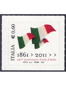 ITALIA 2011 Unità d'Italia, Tricolore MNH**