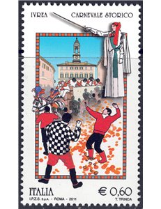 ITALY 2011 Folklore, Ivrea Carnival MNH**