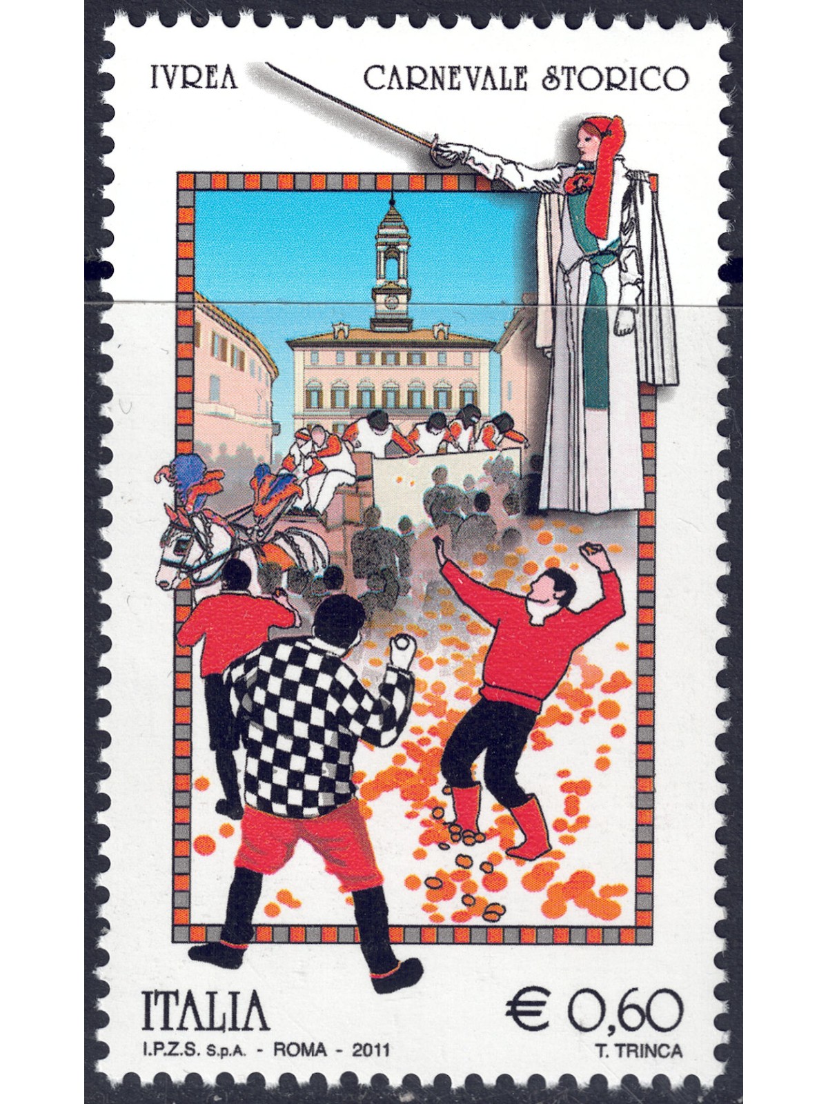 ITALY 2011 Folklore, Ivrea Carnival MNH**