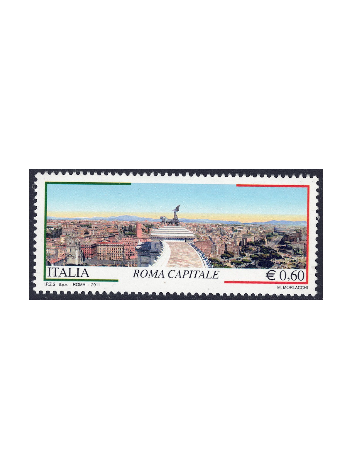 ITALY 2011 Rome Capital MNH**