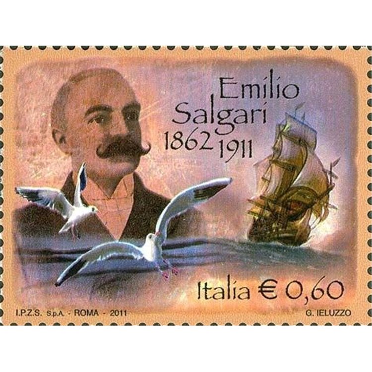 ITALY 2011 Emilio Salgari MNH**