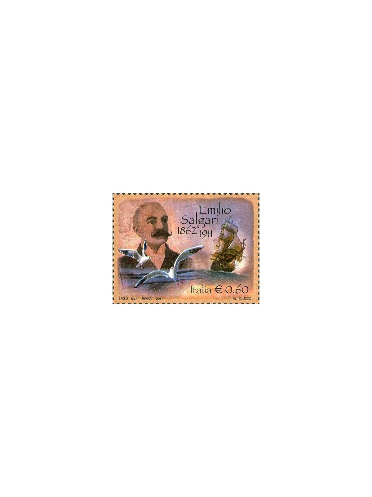 ITALIA 2011 Emilio Salgari MNH**