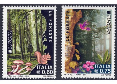 ITALIA 2011 Europa 2v MNH**
