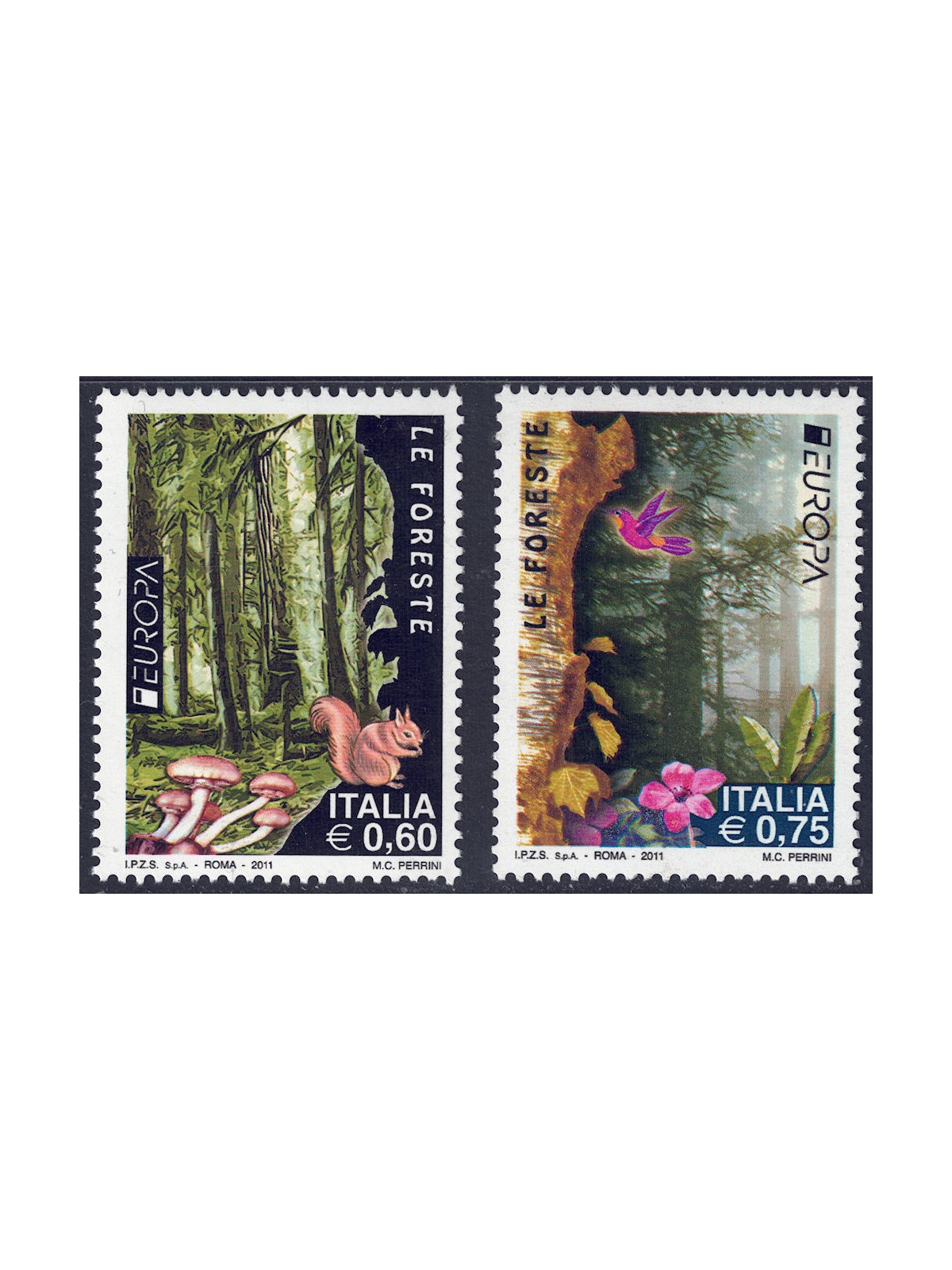 ITALY 2011 Europe 2v MNH**