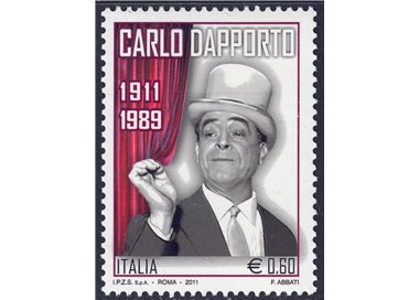 ITALY 2011 Carlo Dapporto MNH**
