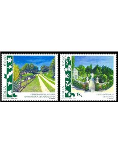 ITALIA 2011 Parchi e giardini 2v MNH**