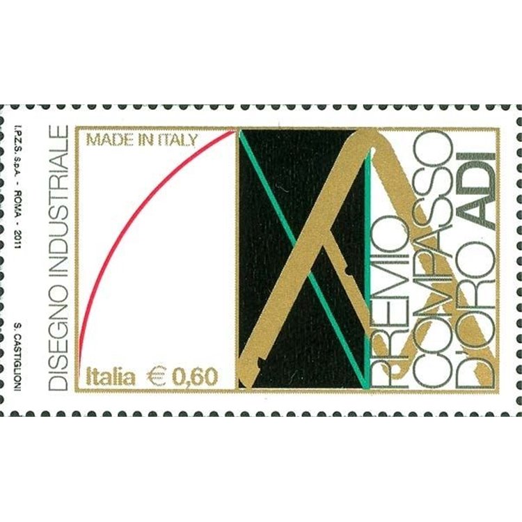 ITALIA 2011 Disegno industriale, compasso d'oro MNH**