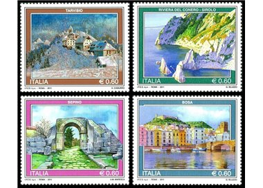 ITALY 2011 Tourism 4v MNH**