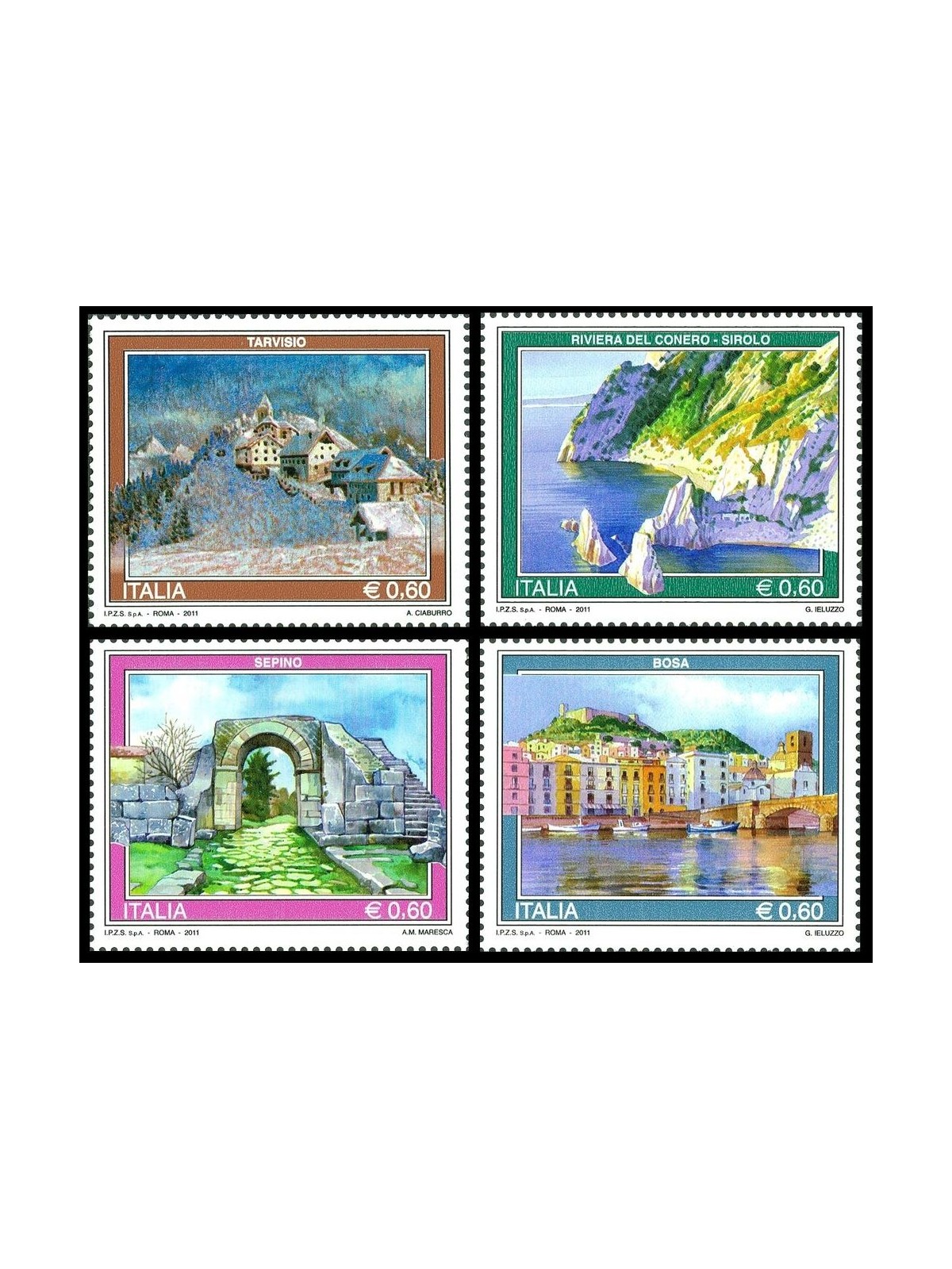ITALIA 2011 Turismo 4v MNH**